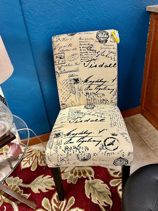 Chair W Script