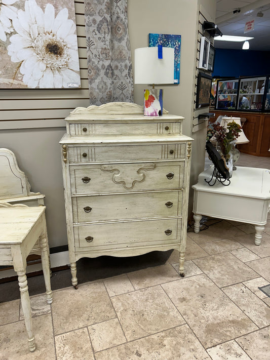 Dresser 5DRW Shabby Painted