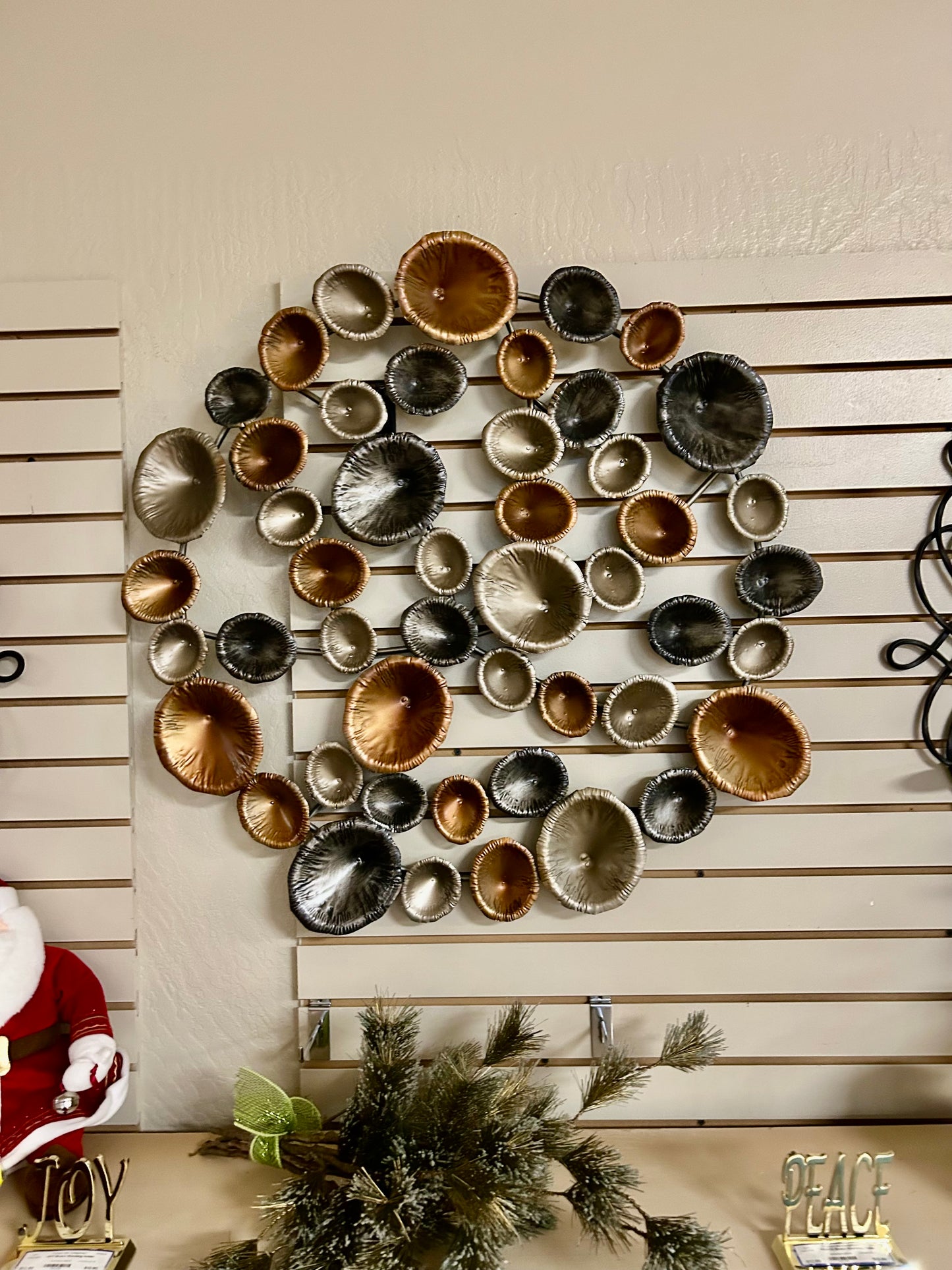 Wall Art Metal Cups