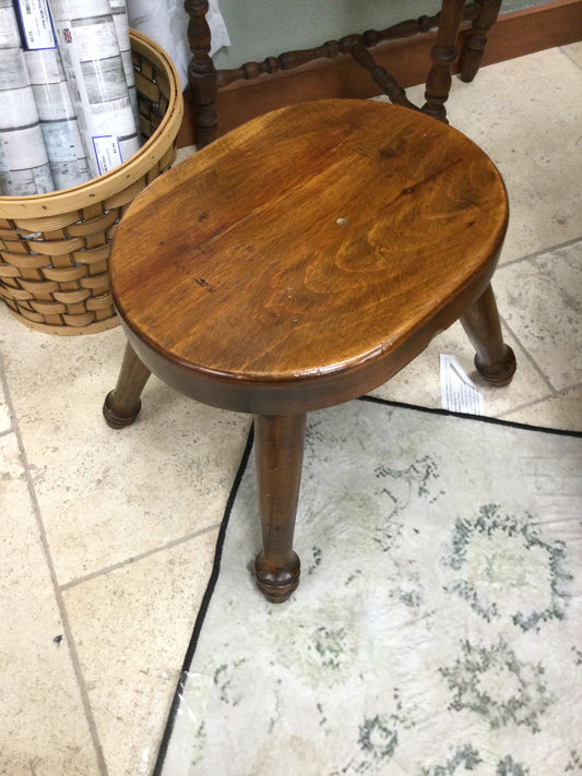 Stool Wooden Antique Small