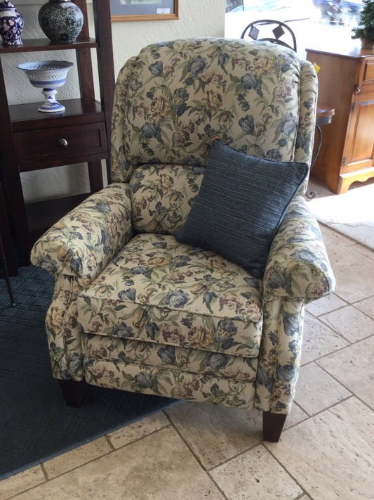 Recliner Electric Floral Upholster