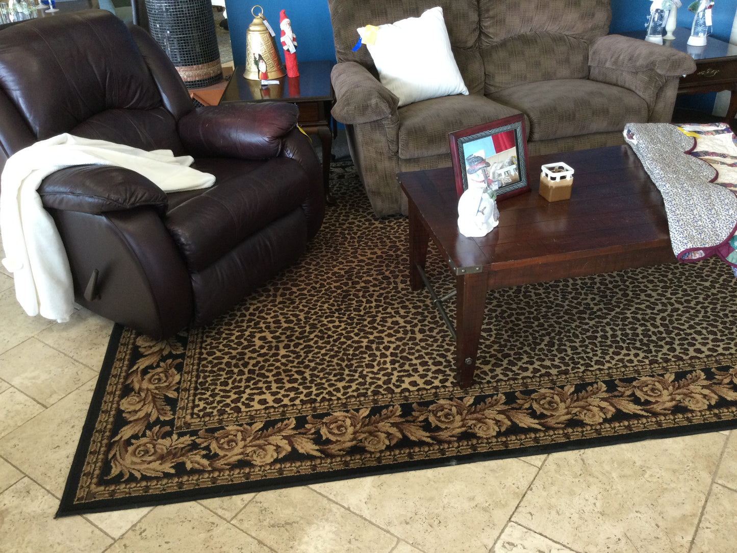 Rug Leopard Print Multi