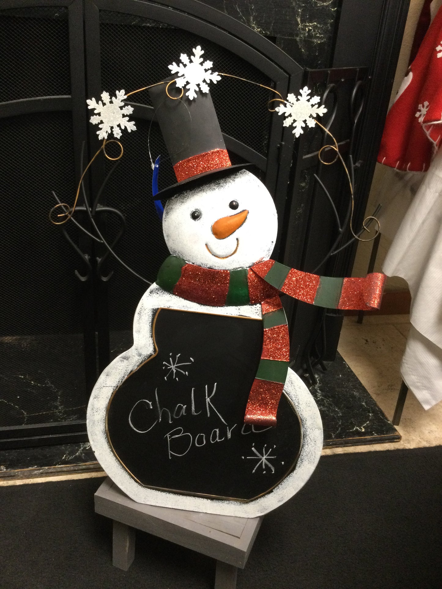 Snowman Easel Chalkboard