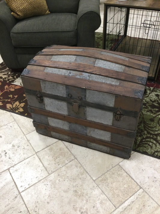 Travel Chest Antique W/ Original Travel Boxes