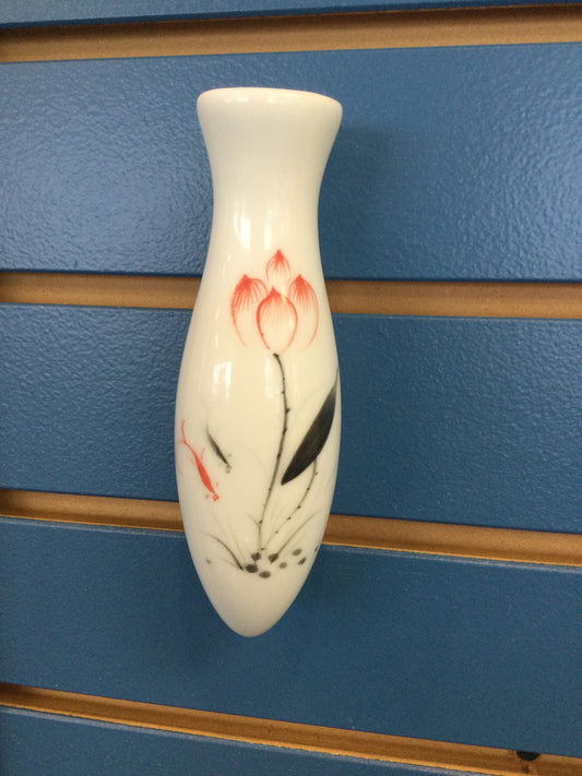 Asian Bud Vase Duo Wall Mount