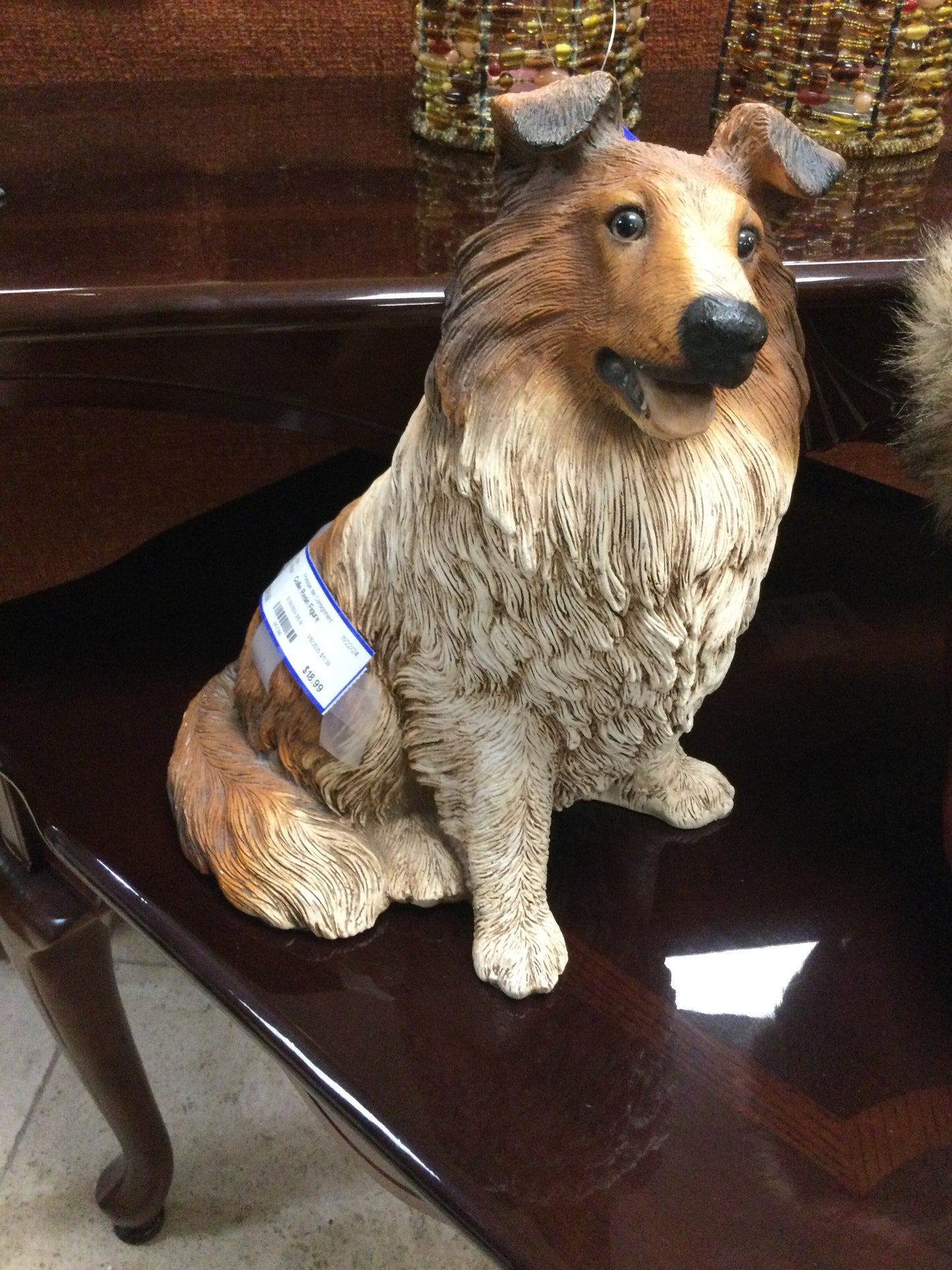 Collie Resin Figure