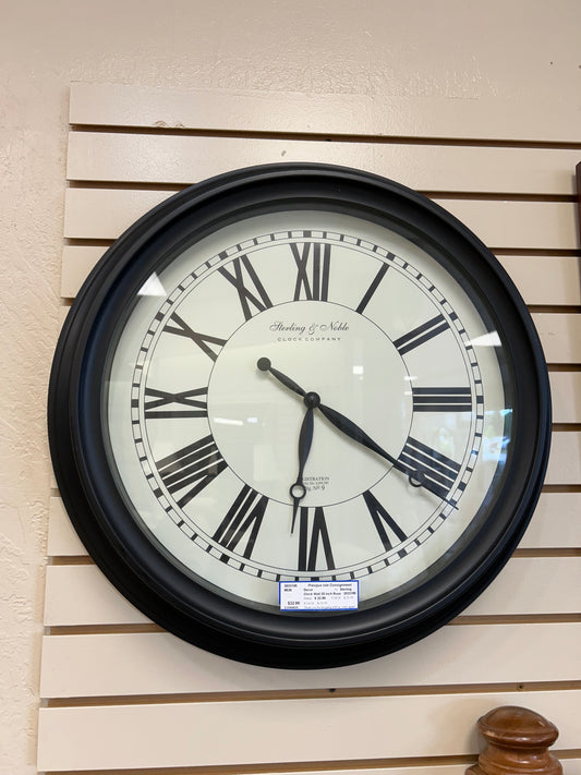 Wall Clock Round Sterling